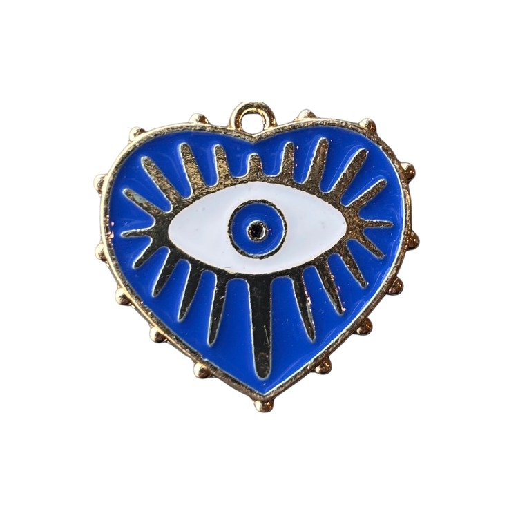 Blue Heart Eye