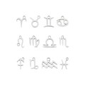 Silver Zodiac Signs