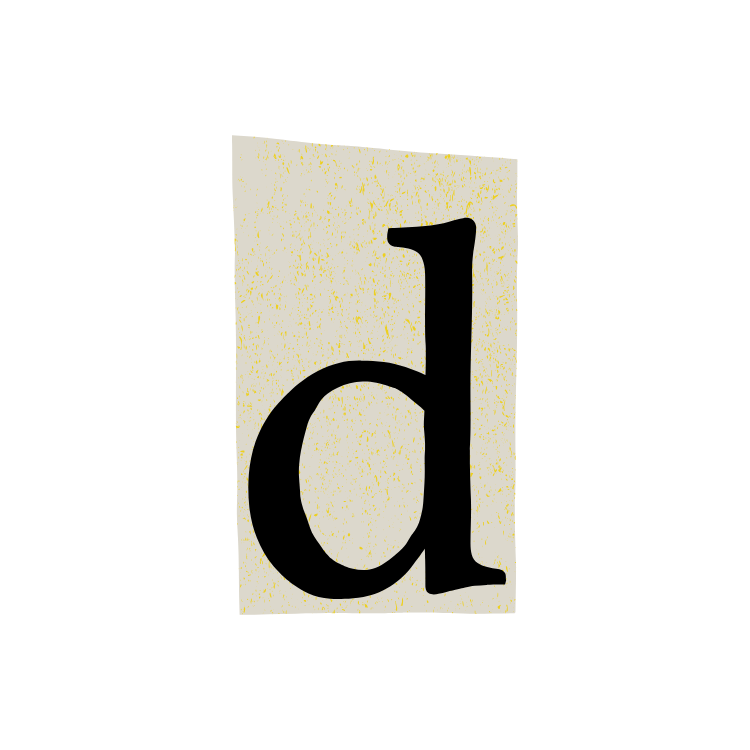 Cutout Letter